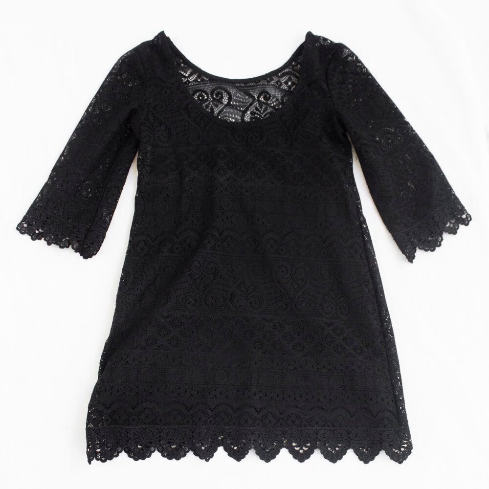 Divided by H&M Lace Lined Little Black Dress